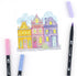Tombow 56187 Dual Brush Pen Art Markers, Pastel, 10-Pack. Blendable, Brush and Fine Tip Markers...