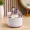 funest Makeup Brush Holder Organizer,360° Rotating Pencil Pen Holder Cup,Desk Accessories,5 Slot Make up Brushes Cup,for Storage Stand for Cosmeti...