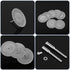10 Pcs Glass Cutting Disc 60mm Diamond Cutting Wheel Cut Off Wheels with 2pcs Mandrel 1/8'' Stone Blade for Rotary Tool Drill Attachment Polishing...