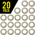 Mission Automotive 20-Pack of Oil Crush Washers/Drain Plug Gaskets Compatible with Honda - Compatible with OEM 94109-14000 - Fits Civic, Accord, C...