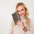 Women Fashion Zip Around Wallet Large Capacity Long Purse Credit Card Phone Holder Clutch with RFID Blocking and Wristlet Strap...