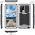 for Samsung Galaxy S22 Ultra 5G Case, Aluminum Metal Gorilla Glass Waterproof Shockproof Military Heavy Duty Sturdy Protector Cover Hard Case,with...