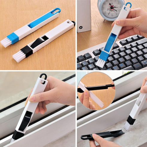 12Pcs Small Cleaning Brush, Crevice Gap Cleaning Brush,Door Window Track Groove Corner Crevice Cleaning Brushes for cleaning window grooves/Bathro...