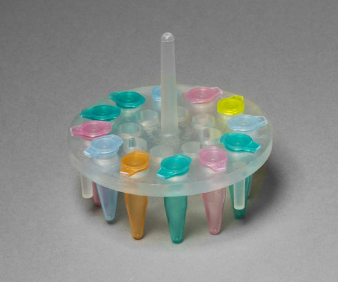 SP Bel-Art ProCulture Round Microcentrifuge Floating Bubble Rack; For 0.5ml Tubes, 20 Places, Fits in 1000ml Beakers (F18875-1600)...
