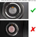 iJDMTOY Gloss Red Real Carbon Fiber Keyless Engine Start/Stop Push Start Button Cover Compatible with Nissan Altima Maxima Pathfinder Titan Murano...
