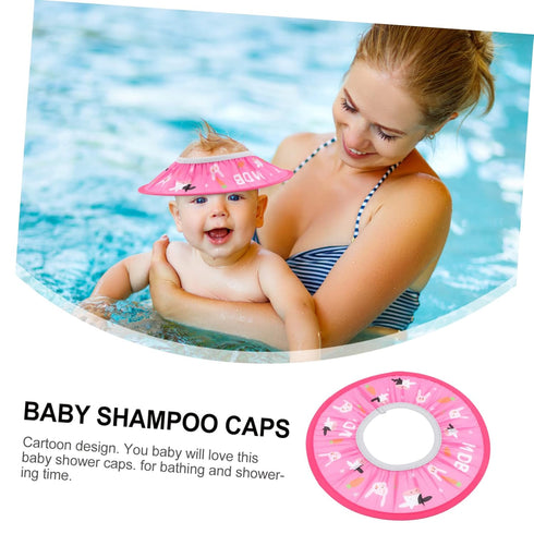 Totority 1pc Shampoo Cap Baby Toddler Bonnet Newborn Hats Toddler Shower Hat Hair Washing Shield Newborn Shampoo Bath Visor Cap Dolphin Balloons H...
