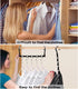 Closet Organizers and Storage,8 Pack Stronger Space Saving Hangers Clothes Hanger with 5 Holes Closet Storage for Heavy Clothes,Magic Home Organiz...