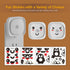 2 Pack Plug in Night Light with Motion Sensor & Dusk to Dawn Sensor, 3 Sensor Modes, Dimmable Night Lights Plug into Wall, Auto ON/Off, Warm White...