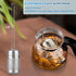 Stainless Steel Tea Infuser 2 Pack,Tea Strainer Set for Loose Tea Leaf,Cooking Infuser for Spices with Tray,Extra Fine Mesh Tea Filters with Exten...