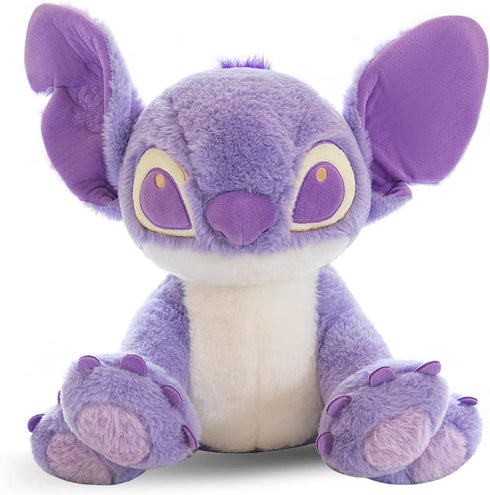 OSOCU® 10" Jumbo Purple Stltch Plush - Violet Little Monster Stuffed Animal - 100% Polyester Anime Plushies Pillow - Embroidered Stitching - Skin-...