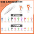 1101Pcs Colorful Mini Screw Eye Pins Kit, 4x8mm/5x10mm Small Metal Eye Screws, Eye Pins Hooks Eyelet Screw Threaded Clasps with Bent Tweezer for J...