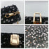 Small Sequins Clutch Purse Top Handle Evening Handbag Mini Square Shoulder Crossbody Bag...