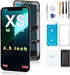 Screen Replacement for iPhone Xs Max 6.5', 3D Touch Display Full Repair kit, Digitizer Assembly with Tools Set, Tempered Glass, Instruction...