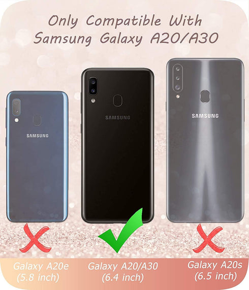 i-Blason Cosmo Series for Samsung Galaxy A20 / A30 Case, Slim Full-Body Stylish Protective Case with Built-in Screen Protector (Ocean)...