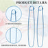 12 PCs Cable Stitch Holder for Knitting 6 Size Colorful Aluminum Yarn Stitches Holder Set Locking Knitting Needle Knitting Stitch Holders 6cm/9cm/...