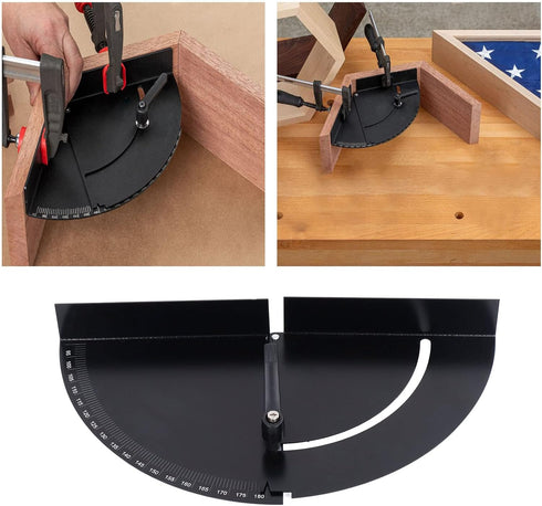 Variable Angle Fixture Woodworking Angle Clamp Corner Fixer for Woodworking Tools(Protractor 90°)...