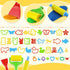 Playdough Tools with 40 pcs Plastic Play Dough Cutters Animal Shapes, 3 pcs Basic Play Dough Tools...