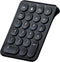SANWA Bluetooth Numeric Keypad, Rechargeable Wireless Ten Key Number Pad, 22-Key Portable & Slim Financial Accounting Numpad for Laptop Computer, ...