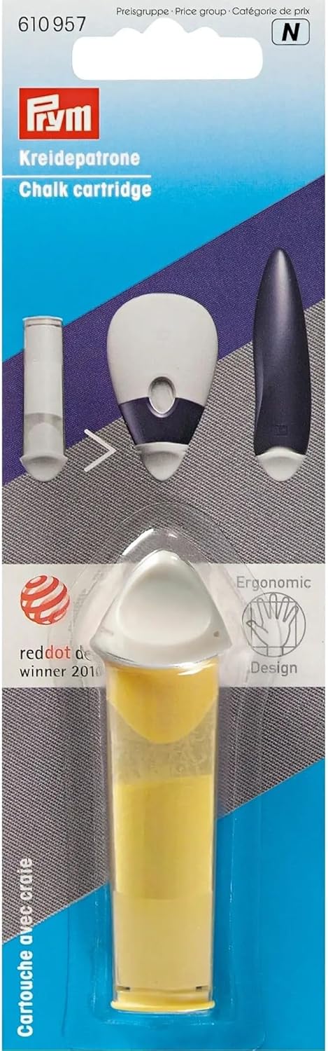 Prym Ergonomic Chalk Cartridge, Yellow...