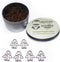 Jesus Christ Shaped Paper Clips Great for Paper Clip Collectors or Religious Gift - Comes in Round Tin with Lid and Gift Box (100 Count Brown)...