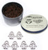 Jesus Christ Shaped Paper Clips Great for Paper Clip Collectors or Religious Gift - Comes in Round Tin with Lid and Gift Box (100 Count Brown)...