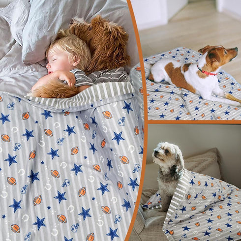 Dog Cooling Blanket Lightweight Self Cooling Blanket Bed Cover for Small Medium Dogs Washable Dog Cat Summer Blanket &Ice Silk Cooling Pet Blanket...