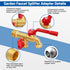 Boltigen Brass Outdoor Double Taps Water Faucet, 3/4 GHT Wall Mounted Garden Water Ball Valve Splitter, Frost-Proof Outside Spigot Faucet for Outd...