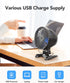 USB Desktop Small Fan, Stepless Speed Adjustment with Multiple Speed Levels, Portable Plug-in Personal Mini Fan,Quiet Powerful Airflow,Suitable fo...