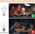 OFFLIY Emergency Light Bulbs, 1800mAh High-Capacity Battery for Longer Emergency Time, 9W,750LM,5000K Rechargeable Light Bulbs for Power Outage, A...