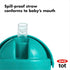 OXO Tot 6 Ounce Transitions Straw Cup with Removable Handles - Teal...