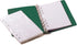 HNR Green Loose-Leaf Memo Book, 6 3/4 x 3 3/4", 6-Ring Binder, 80 Pages + Free Refill 80 Pages...