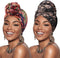 DRESHOW African Turban for Women Knotted Hairwraps Headwraps Ribbed Turban Stretch Jersey Head Scarf Chemo Cancer Cap...