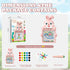Magnetic Drawing Board, Magnetic Toys, Magnetic Dot Art Montessori Preschool Educational Toys, Magnet Doodle Board with Magnetic Pen & Beads & 14 ...