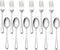 LIANYU 16-Piece Kids Childrens Silverware Set, Include 8 Kids Spoons and 8 Kids Forks, Stainless Steel Toddler Utensils Flatware Set, Child Cutler...