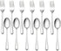 LIANYU 16-Piece Kids Childrens Silverware Set, Include 8 Kids Spoons and 8 Kids Forks, Stainless Steel Toddler Utensils Flatware Set, Child Cutler...