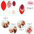 AOUXSEEM 321 Pcs Faux Leather Earrings Making Kit for Beginner, Contains 96 Pre Cut Evil Eye Earring Pieces with Hooks Jump Rings Opener Earring D...