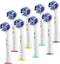 Replacement Brush Heads Compatible with OralB Braun- Pack of 8 Professional Electric Toothbrush Heads- Precision Refills for Oral-b 7000, Clean, O...