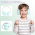 rockpapa L22 Wired Headphones for Kids Girls Boys Women with Microphone, Foldable Stereo 3.5mm Corded Headphones for School Classroom Chromebooks ...