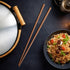 16.5 inches Cooking Chopsticks, 2 Pairs Extra Long Anti-Slip Chopstick, Reusable for Noodles Frying Hotpot Wooden Kitchen Chop Sticks...