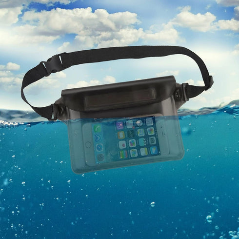 Waterproof Bag with Waist Strap (2 Pack),Waterproof Phone Pouch,Waterproof Fanny Pack for Women,Waterproof Dry Bags,Water Proof Bag Wallet Case fo...