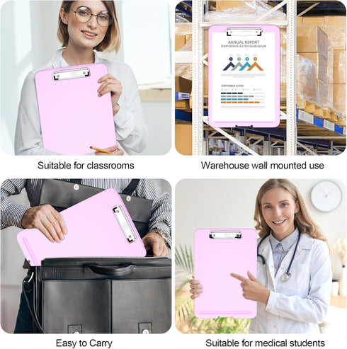 Hongri Clipboard with Storage, Open Nursing Clipboards Foldable Storage, Heavy Duty Clipboards Foldable, Office Supplies, School Supplies, Coaches...