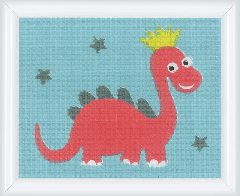 VERVACO (3PL) EMBROIDERY KIT DINOSAUR...