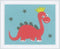 VERVACO (3PL) EMBROIDERY KIT DINOSAUR...