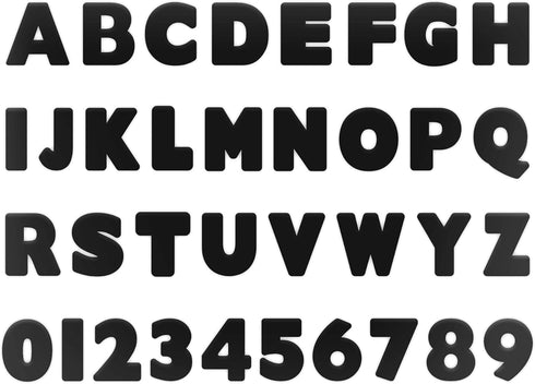 ArtSkills Poster Letters 4” Paper Letters for Poster Board Projects, Classroom Bulletin Boards, Sign Making Supplies, Black/White, 190 Pieces...