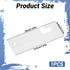 White Silicone Squeegee with Hanging Hook Mini Soft Window Squeegee Shower Small Scraper Squeegee Water Blade Glass Cleaning Squeegee for Shower D...