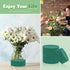 SupKing 8 Pcs Floral Foam Blocks 3.15" Round Green Wet Dry Flower Foam Florist Plant Foam for Fresh Artificial Flower Arrangements...