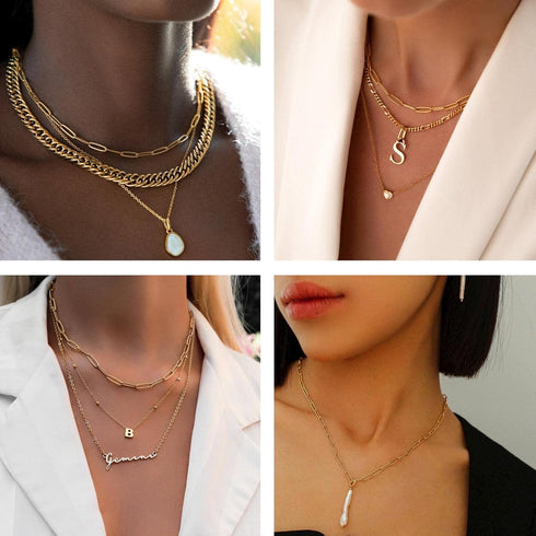 KYUNHOO 5M Gold Plated Stainless Steel Chain for Jewelry Making 4mm Wide Embossed Oval Paperclip Chain Bulk Soldered Jewelry Chain Spool with Lobs...