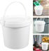2pcs for Container Heavy Bucket All Toys Portable Household Pets Barrel Tub Kitchen Food Bucke Duty with Treasure Grade Lid Storage Buckets Cream ...