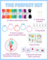 Pllieay 6 Pcs Cross Stitch Kits for Beginners for Kids 7-13, Kids Embroidery Kit Needlepoint Kit Arts and Crafts Kit with Instructions for Backpac...