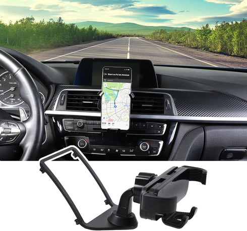 LLKUANG Car Mobile Cell Phone Holder Mount for BMW 1 2 3 4 Series GT F20 F21 F22 F23 F30 F31 F32 F33 F34 F35 F36 M2 F87 M3 M4 F80 F82 F83(Only Pla...